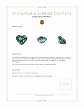 1.60 Ct. Sapphire from Madagascar Appraisal