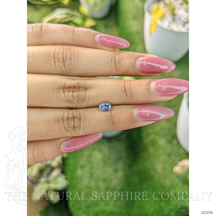 0.66 Ct. Blue Sapphire from Ceylon (Sri Lanka)