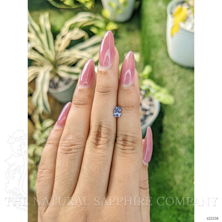 0.66 Ct. Blue Sapphire from Ceylon (Sri Lanka)