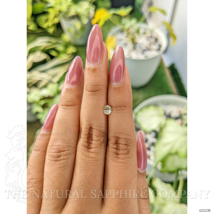 0.44 Ct. Yellow Sapphire from Ceylon (Sri Lanka)