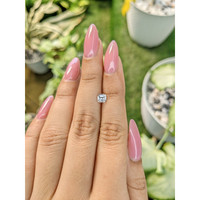 0.65 Ct. White Sapphire from Ceylon (Sri Lanka) Life Style