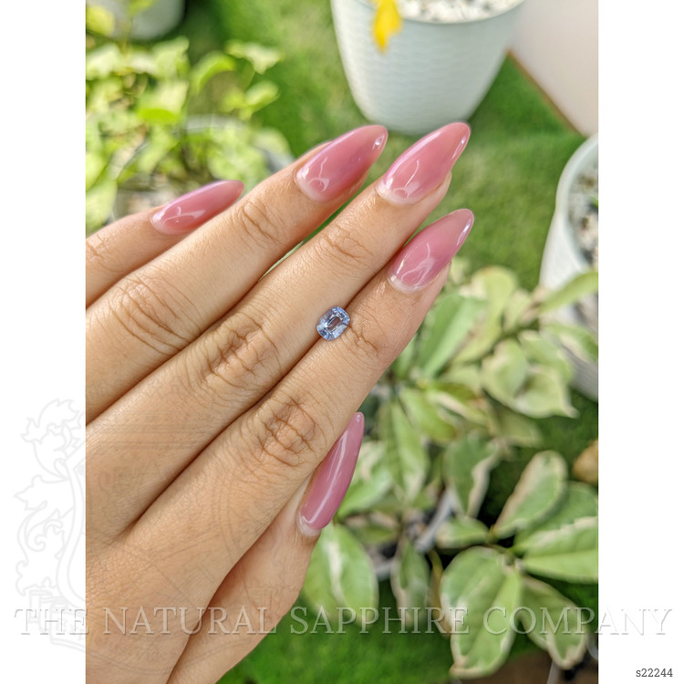 0.64 Ct. Blue Sapphire from Ceylon (Sri Lanka)