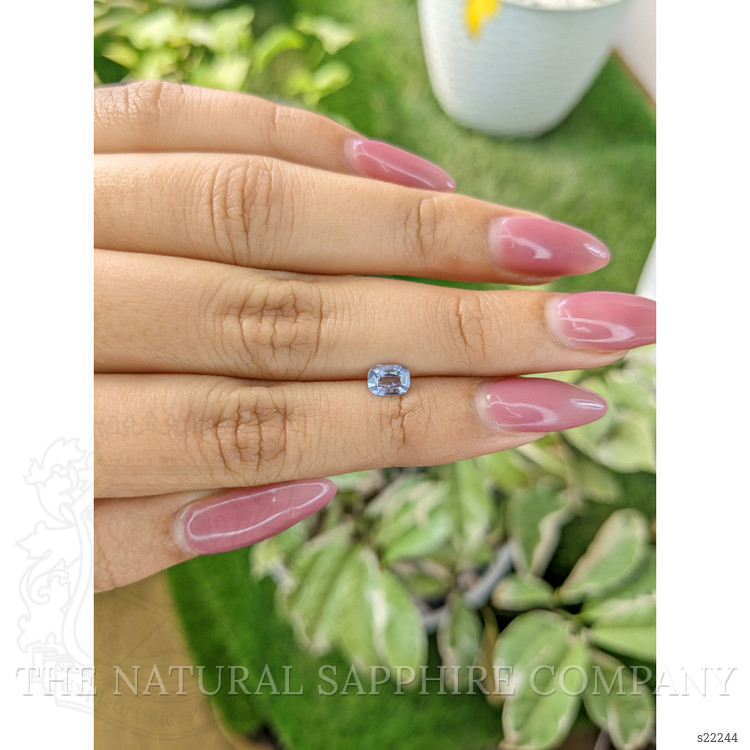 0.64 Ct. Blue Sapphire from Ceylon (Sri Lanka)