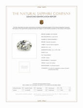 0.60 Ct. Sapphire from Ceylon (Sri Lanka) Scan Report