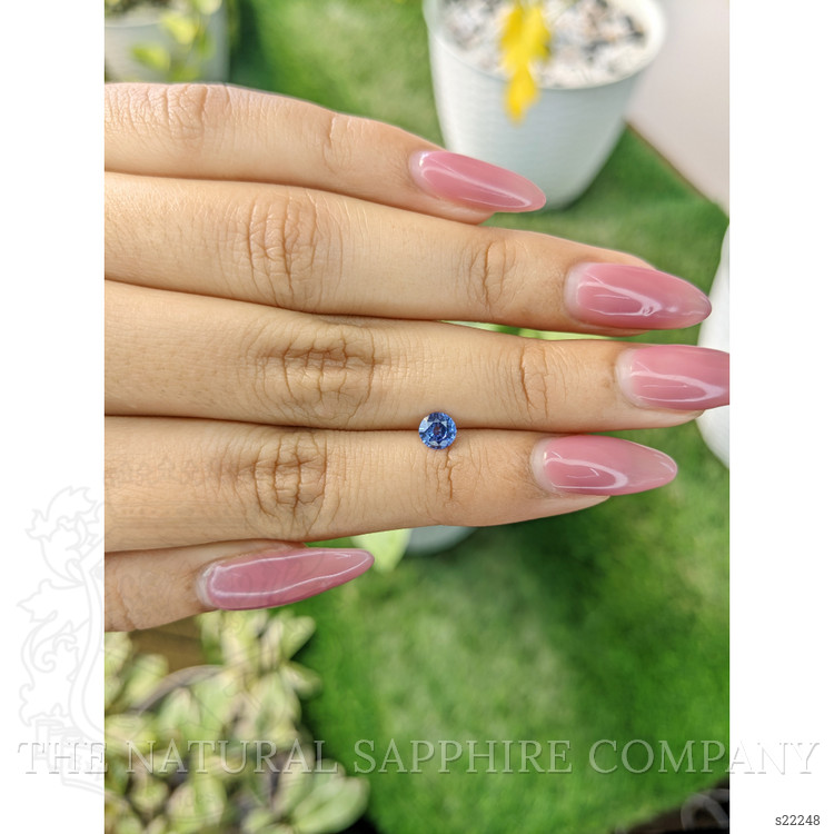 0.47 Ct. Blue Sapphire from Ceylon (Sri Lanka)