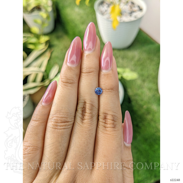 0.47 Ct. Blue Sapphire from Ceylon (Sri Lanka)