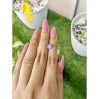1.79 Ct. Greyish Blue Star Sapphire from Ceylon (Sri Lanka) Life Style