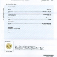 6.01 Ct. Yellow Sapphire from Ceylon (Sri Lanka) Scan Report