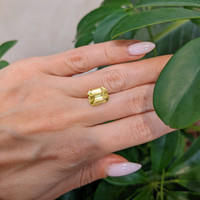 5.71 Ct. Yellow Sapphire from Ceylon (Sri Lanka) Life Style