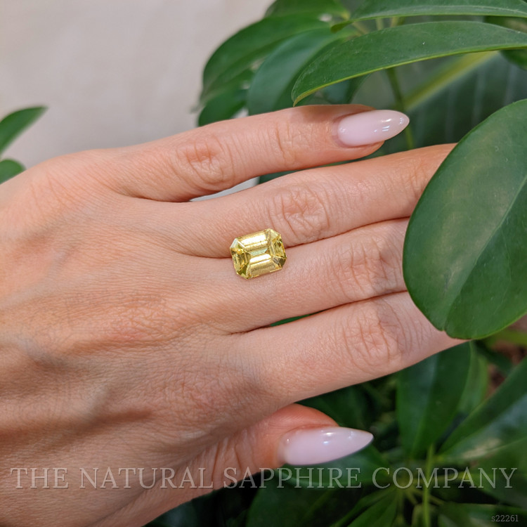 5.71 Ct. Yellow Sapphire from Ceylon (Sri Lanka)