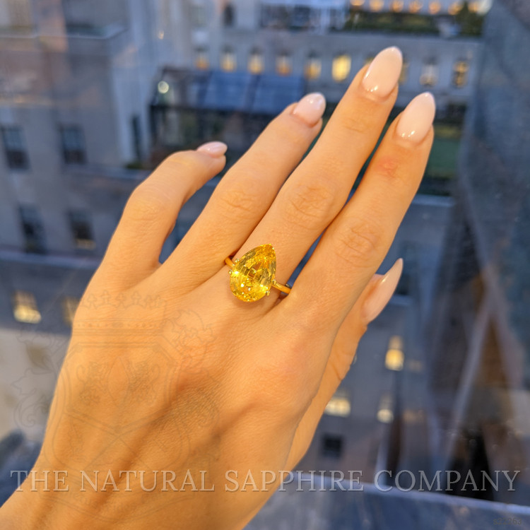 7.98 Ct. Yellow Sapphire from Ceylon (Sri Lanka)