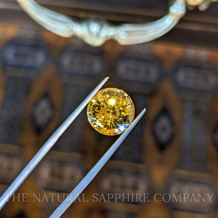 8.12 Ct. Yellow Sapphire from Ceylon (Sri Lanka)
