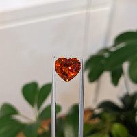 5.02 Ct. Orange Sapphire from Ceylon (Sri Lanka) Life Style