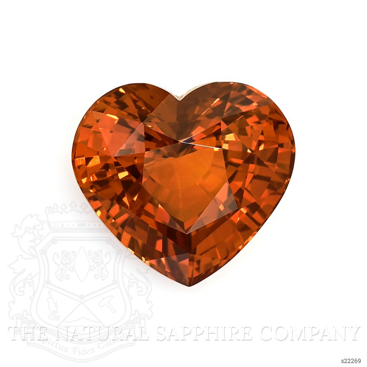 10.01 Ct. Orange Sapphire from Ceylon (Sri Lanka)