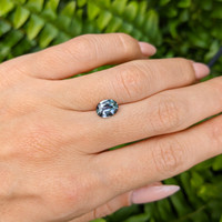 1.60 Ct. Bluish Green Sapphire from Africa Life Style