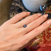 1.60 Ct. Bluish Green Sapphire from Africa Life Style