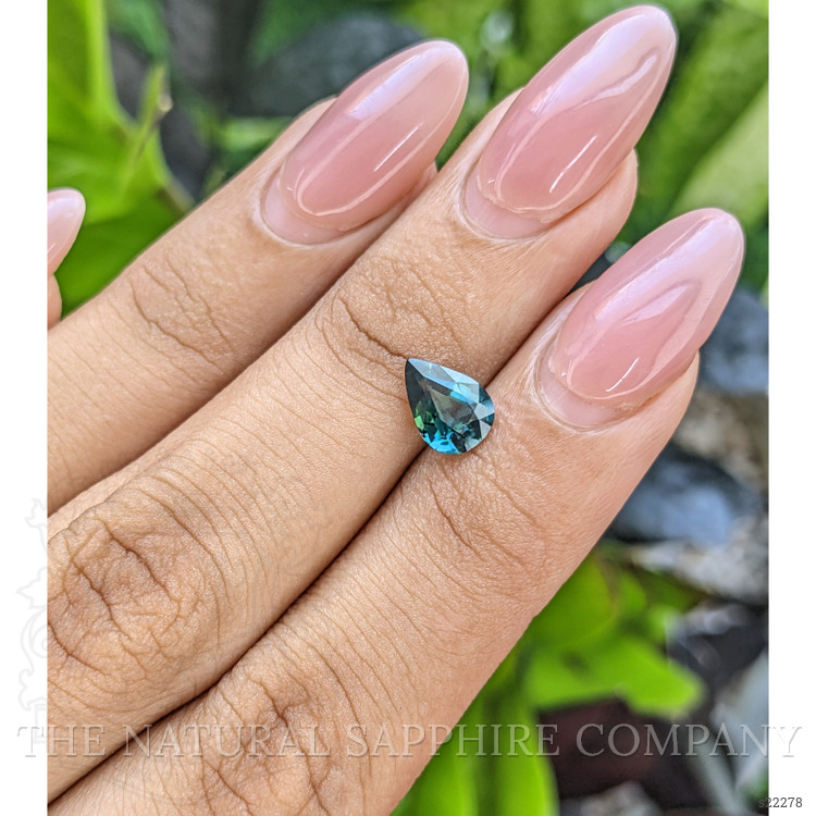 1.30 Ct. Bluish Green Sapphire from Africa