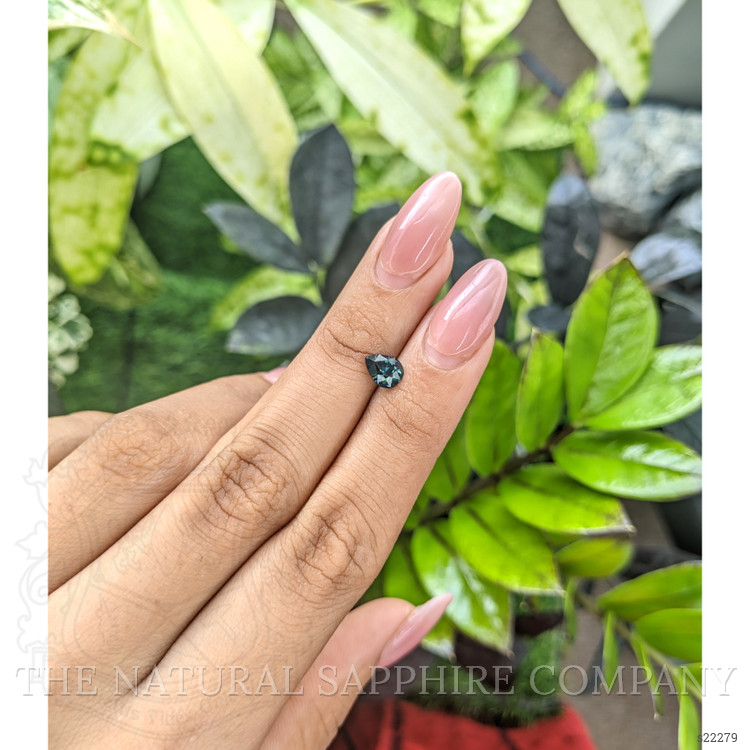 1.03 Ct. Bluish Green Sapphire from Africa