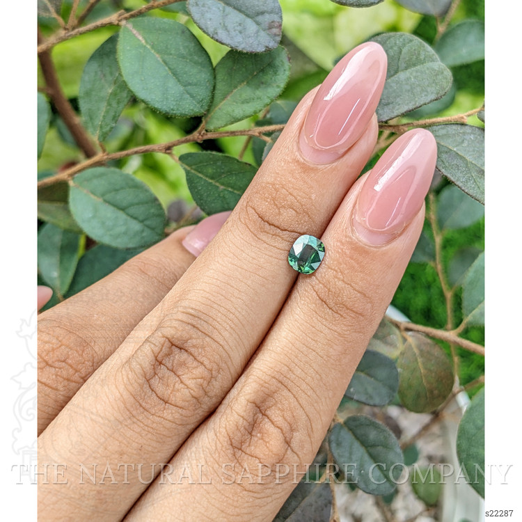 1.01 Ct. Green Sapphire from Africa