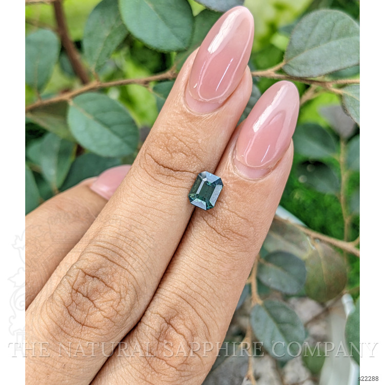 1.57 Ct. Bluish Green Sapphire from Africa