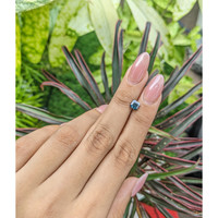 1.07 Ct. Bluish Green Sapphire from Africa Life Style