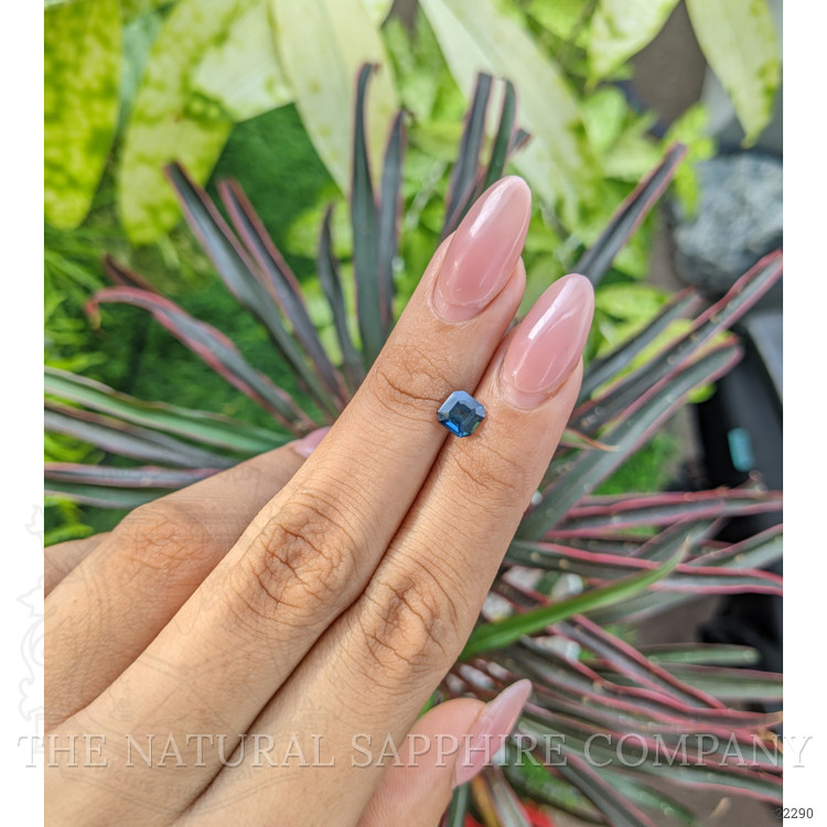 1.13 Ct. Bluish Green Sapphire from Africa