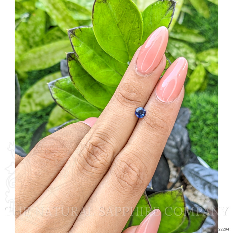 0.52 Ct. Blue Sapphire from Ceylon (Sri Lanka)