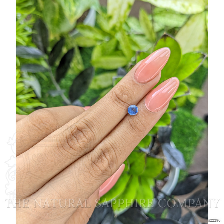 0.65 Ct. Blue Sapphire from Ceylon (Sri Lanka)