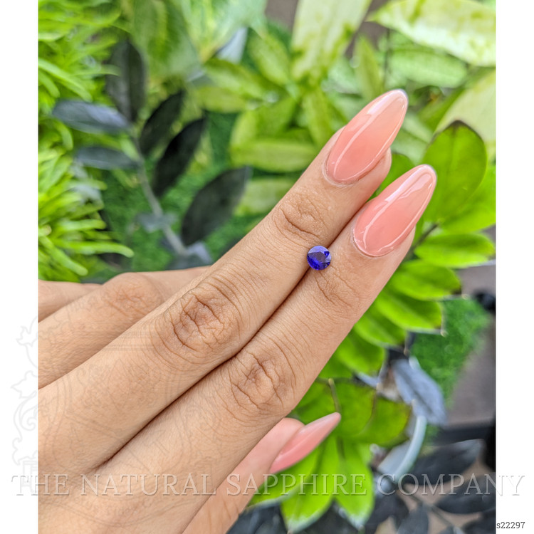 0.58 Ct. Color Change Sapphire from Ceylon (Sri Lanka)