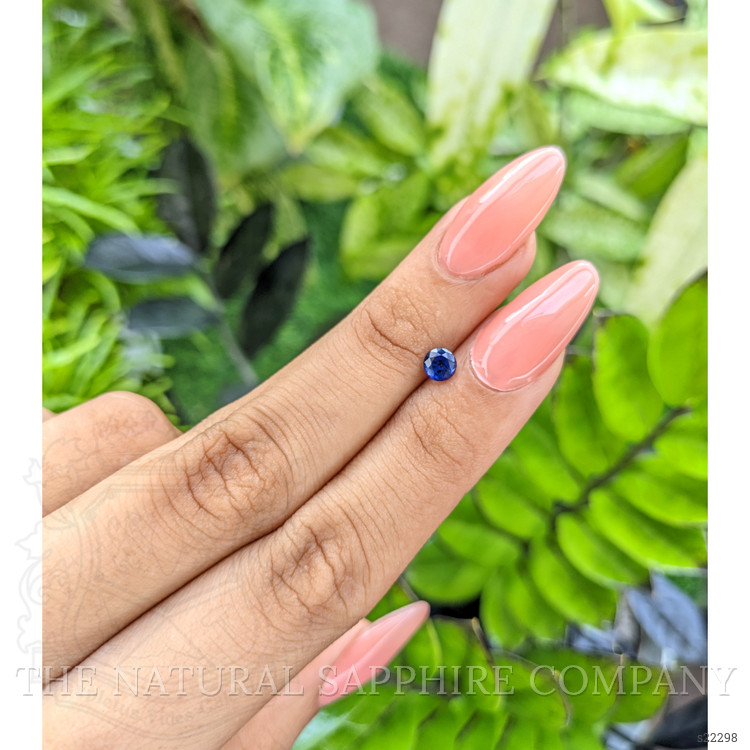 0.57 Ct. Blue Sapphire from Ceylon (Sri Lanka)