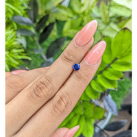 0.73 Ct. Blue Sapphire from Ceylon (Sri Lanka) Life Style