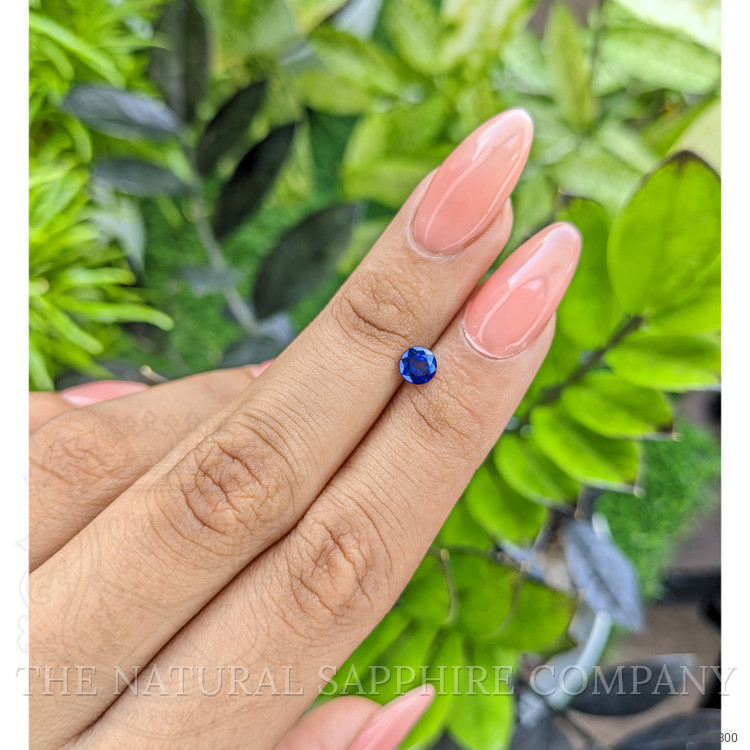 0.73 Ct. Blue Sapphire from Ceylon (Sri Lanka)