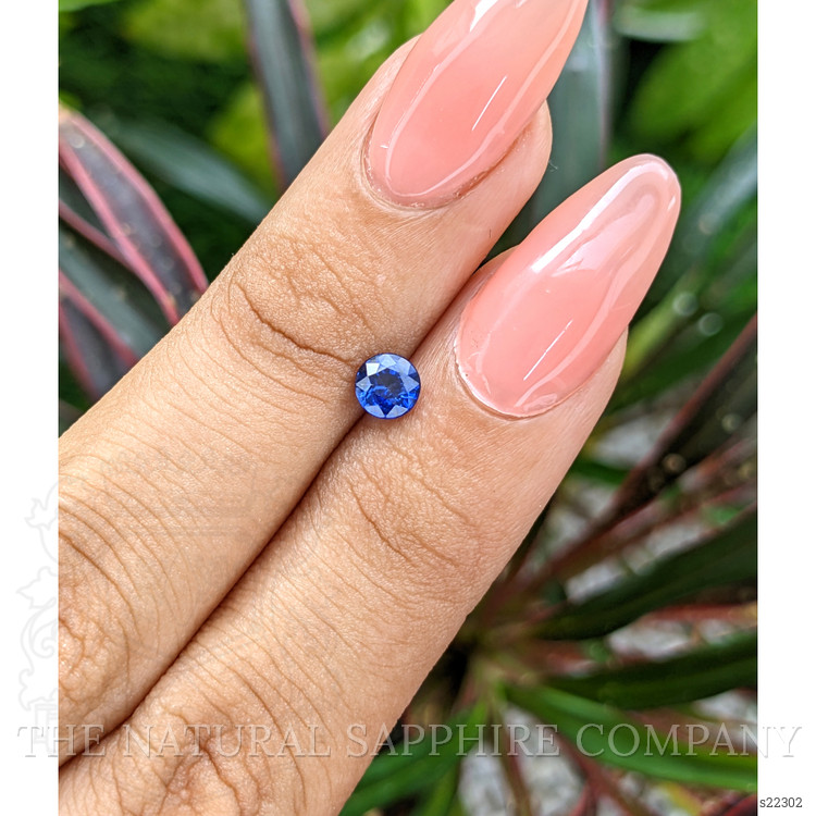 0.54 Ct. Blue Sapphire from Ceylon (Sri Lanka)