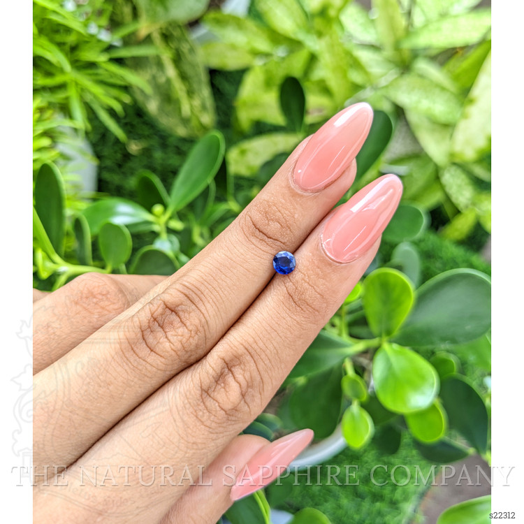 0.54 Ct. Blue Sapphire from Ceylon (Sri Lanka)