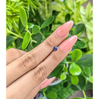 0.31 Ct. Blue Sapphire from Ceylon (Sri Lanka) Life Style