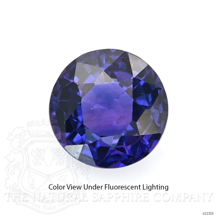 0.41 Ct. Color Change Sapphire from Ceylon (Sri Lanka)