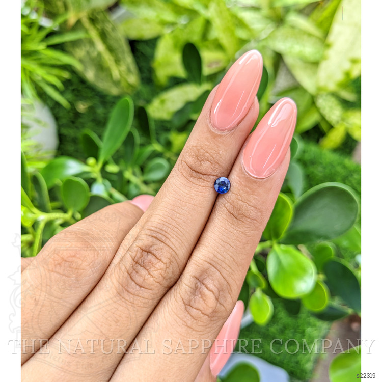 0.42 Ct. Blue Sapphire from Ceylon (Sri Lanka)