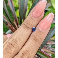 0.35 Ct. Blue Sapphire from Ceylon (Sri Lanka) Life Style