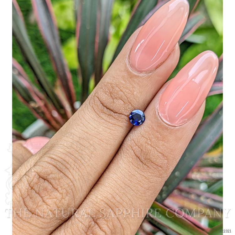 0.35 Ct. Blue Sapphire from Ceylon (Sri Lanka)