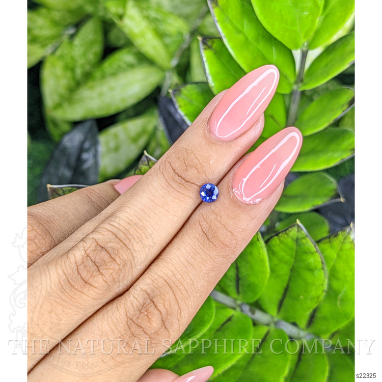 0.64 Ct. Blue Sapphire from Ceylon (Sri Lanka)
