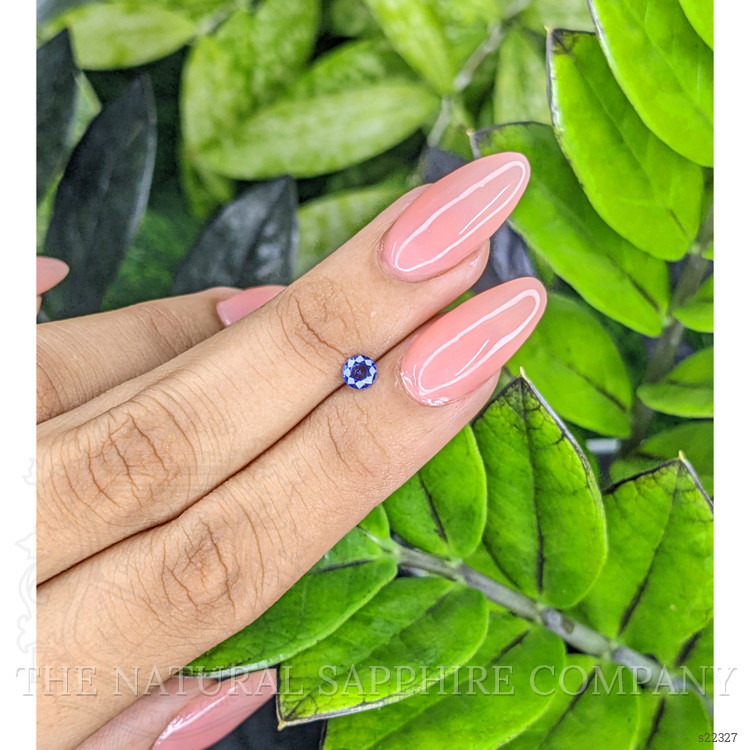 0.38 Ct. Blue Sapphire from Ceylon (Sri Lanka)