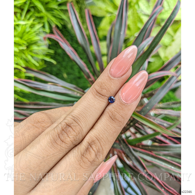 0.33 Ct. Blue Sapphire from Ceylon (Sri Lanka)