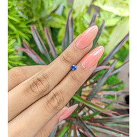 0.39 Ct. Blue Sapphire from Ceylon (Sri Lanka) Life Style