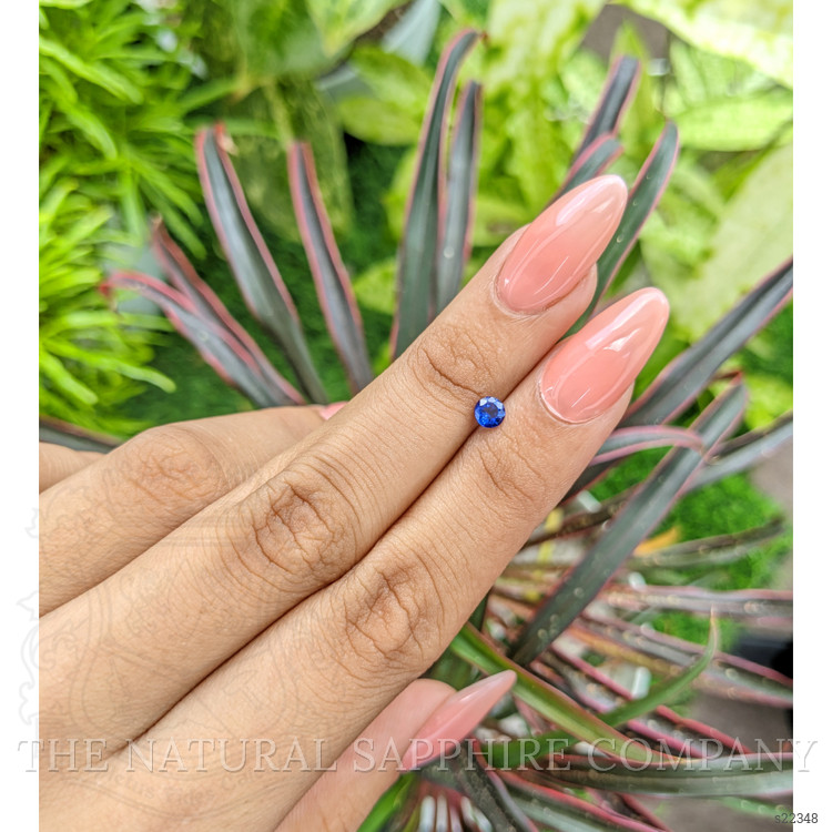 0.37 Ct. Blue Sapphire from Ceylon (Sri Lanka)