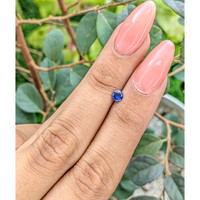 0.28 Ct. Blue Sapphire from Ceylon (Sri Lanka) Life Style