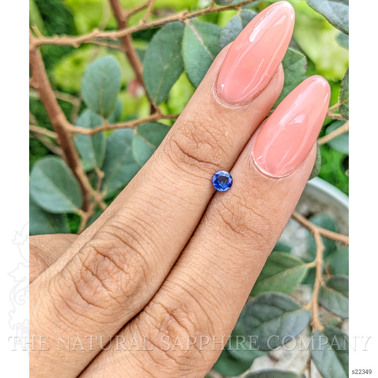0.28 Ct. Blue Sapphire from Ceylon (Sri Lanka)