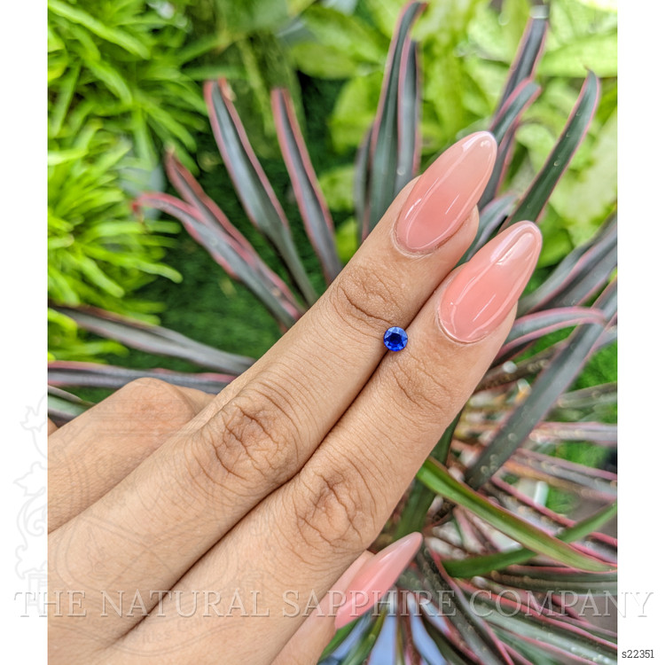 0.32 Ct. Blue Sapphire from Ceylon (Sri Lanka)