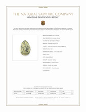 1.05 Ct. Greenish Yellow Sapphire from Ceylon (Sri Lanka) Scan Report