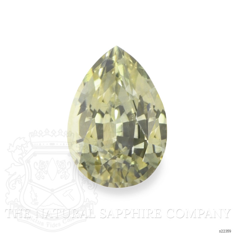 1.05 Ct. Greenish Yellow Sapphire from Ceylon (Sri Lanka)
