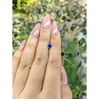 0.63 Ct. Blue Sapphire from Ceylon (Sri Lanka) Life Style